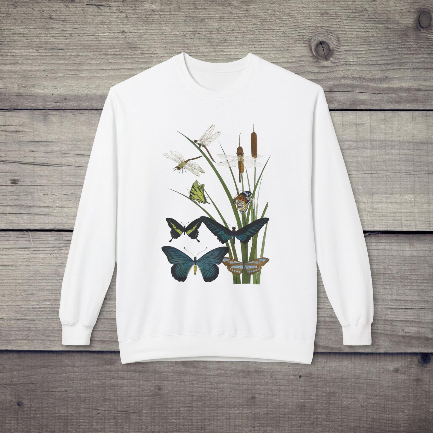 Vintage Entomology Unisex Sweatshirt for a nature, bugs, insects, metamorphosis lover, gardener gift, conservation, academia, entomology