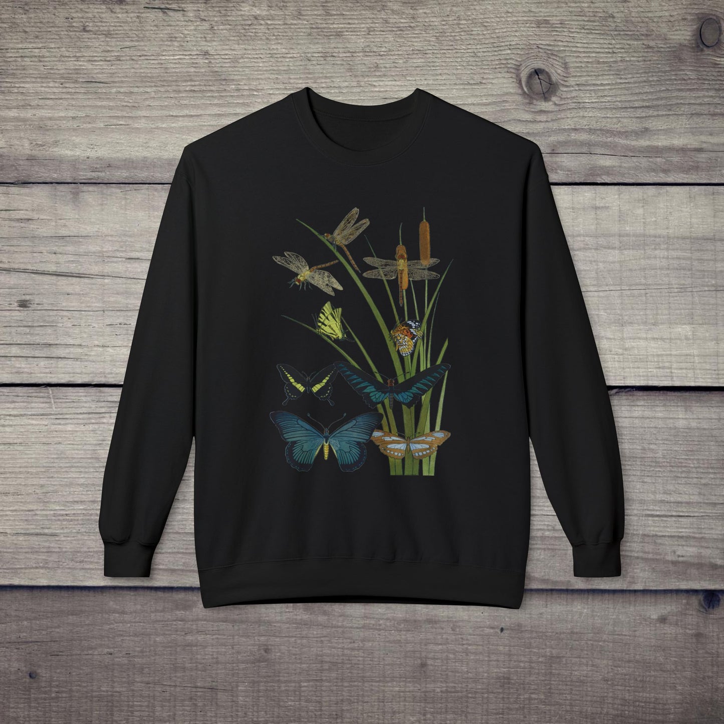 Vintage Entomology Unisex Sweatshirt for a nature, bugs, insects, metamorphosis lover, gardener gift, conservation, academia, entomology