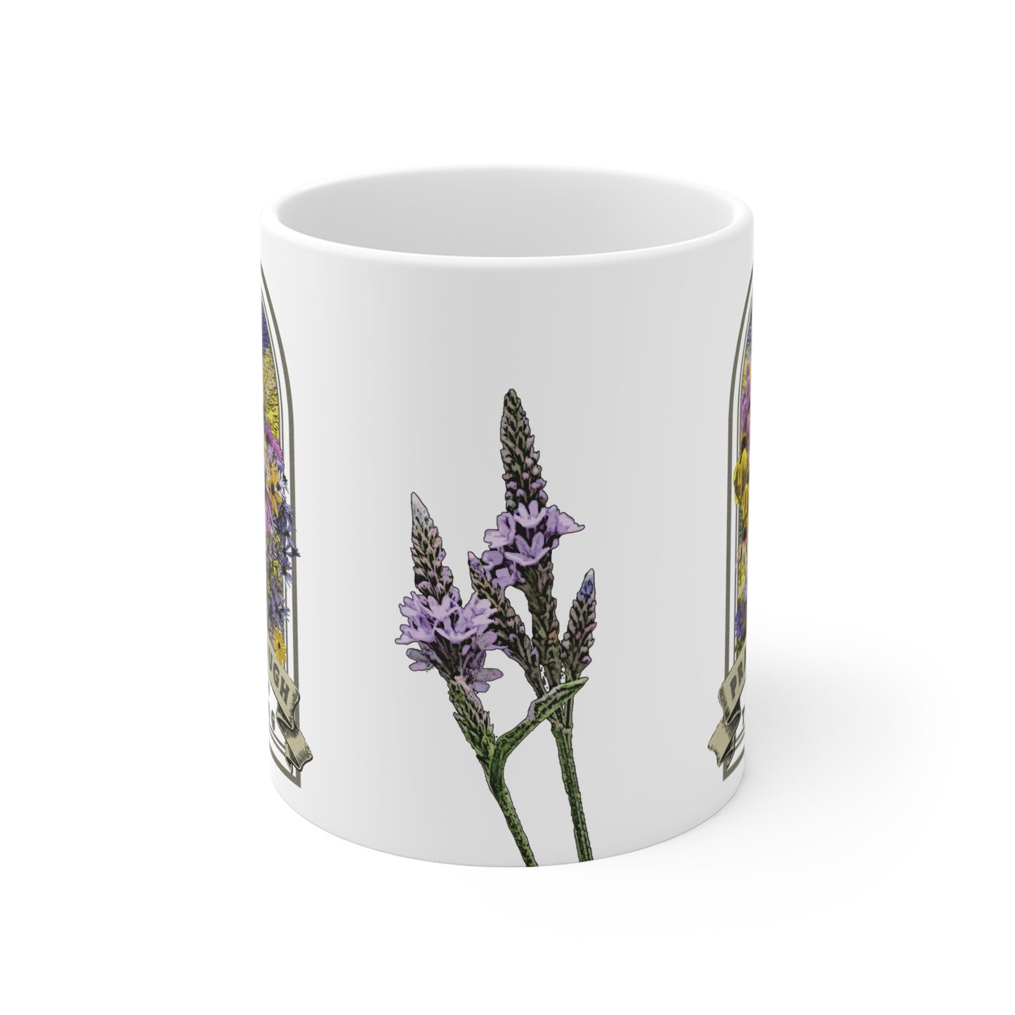 Prairie Tough Native Plant Mug 11oz, Support the Environment with Native Plants. Celebrate Your Garden's Natural Strength.