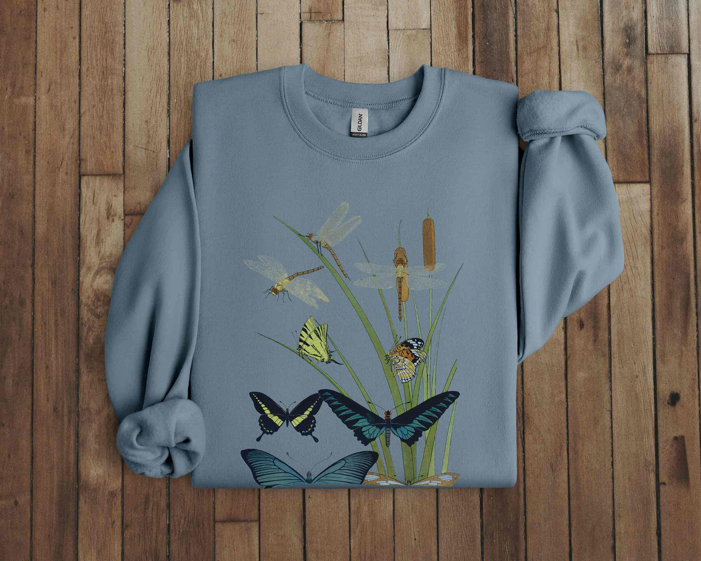 Vintage Entomology Unisex Sweatshirt for a nature, bugs, insects, metamorphosis lover, gardener gift, conservation, academia, entomology