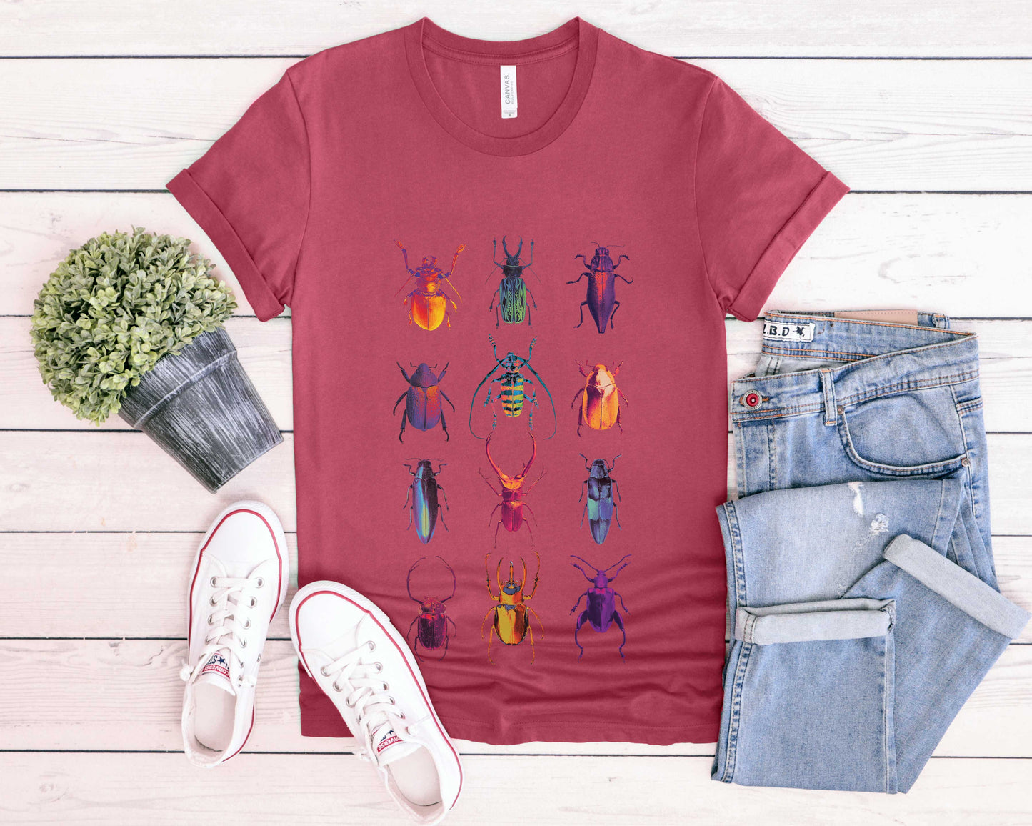 Coleoptera Beetle Shirt, Tee, Nature lovers t shirt, Academia, Environment, Wildflower, entomology gift