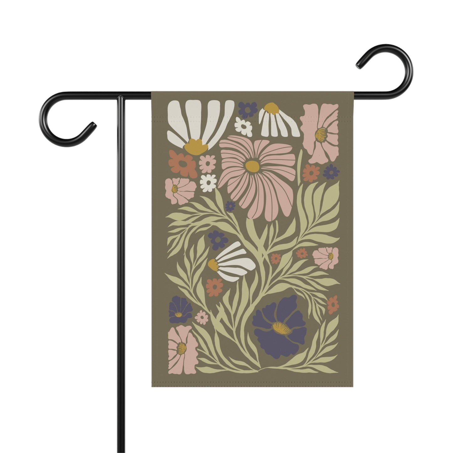 Botanical Matisse Garden House Banner, Flower Market Boho Gardener. Spring Yard Decor to Bring Some Extra Flower Aesthetic into the Home