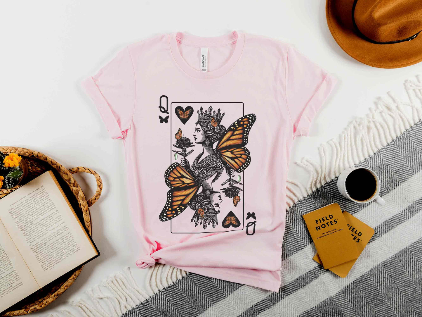 Queen of the Monarch Butterfly Tee, Eco-warrior Protector and Gardener Friend of the Pollinators Who Delights in Milkweed, and Flowers