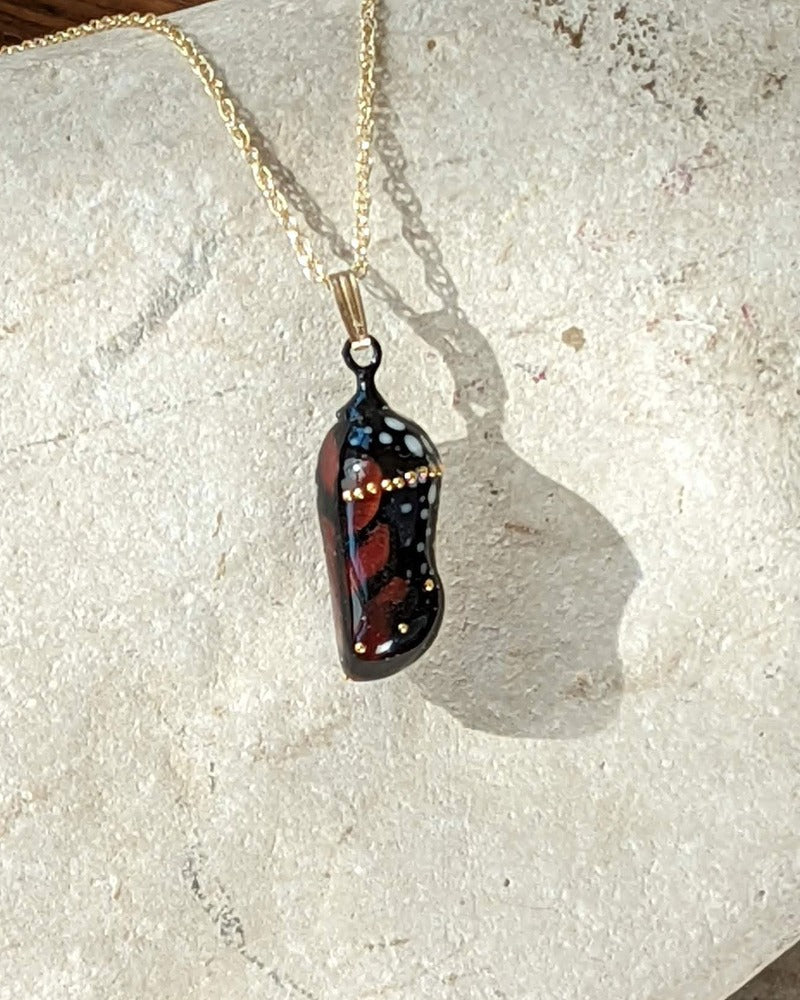 Jade monarch hot sale chrysalis pendant